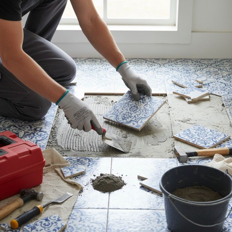 Local Tile Service pros at work